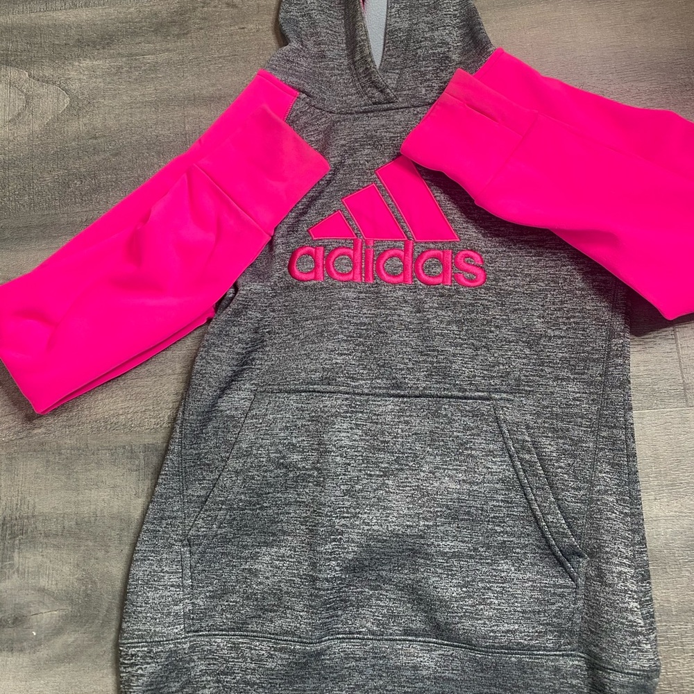 Pink Adidas Hoodie